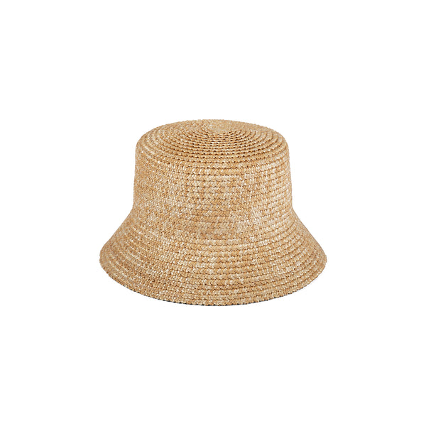 The Inca Bucket - Straw Bucket Hat in Natural | Lack of Color US
