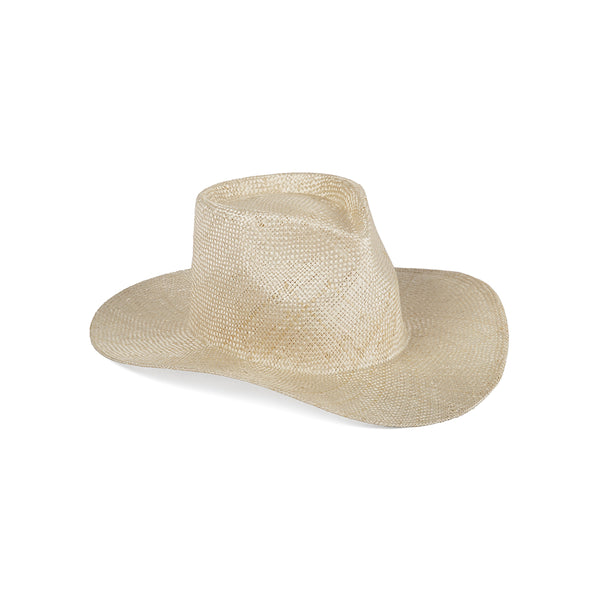 The Oasis Straw Fedora Hat in White