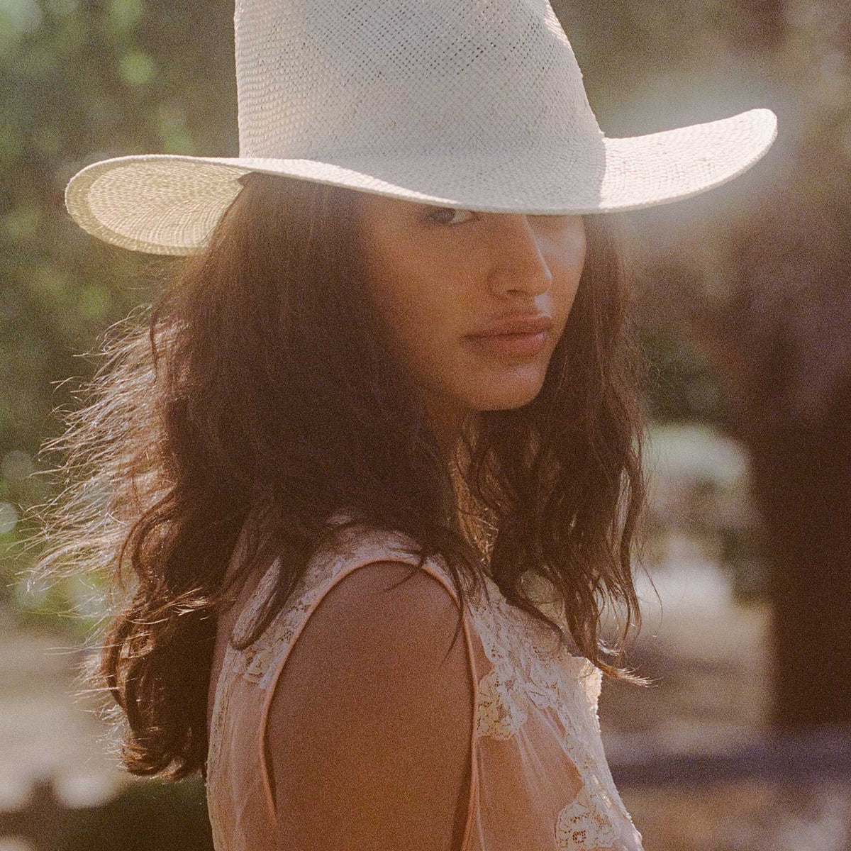 The Oasis - Straw Fedora Hat in White | Lack of Color US