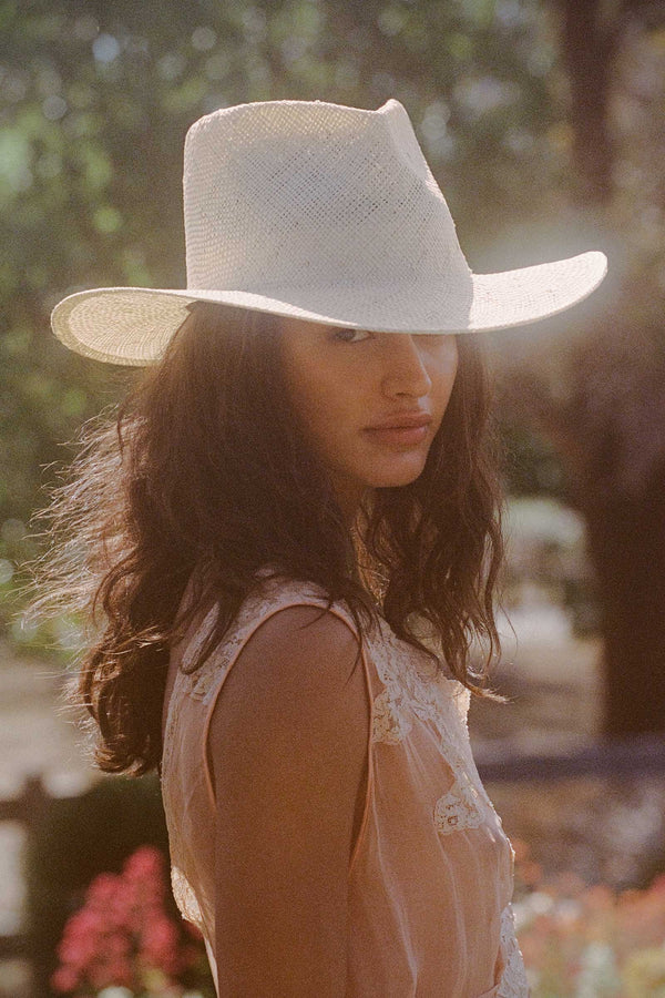 The Oasis Western Fedora Lack of Color The Oasis Western Fedora Hat at Hamilton Place  main image 4