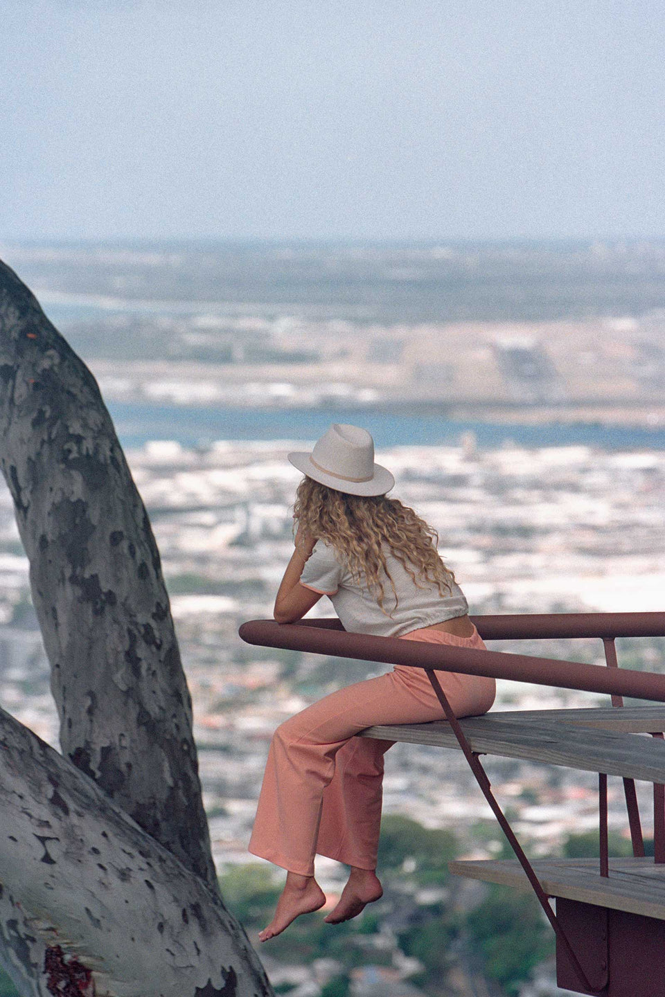 The Palo Fedora - Wool Felt Fedora Hat in White | Lack of Color US
