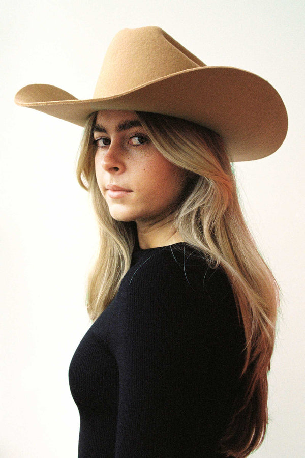 The Ridge - Wool Felt Cowboy Hat in Natural | Lack of Color US