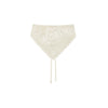 Triangle Bandana - Ivory Rose