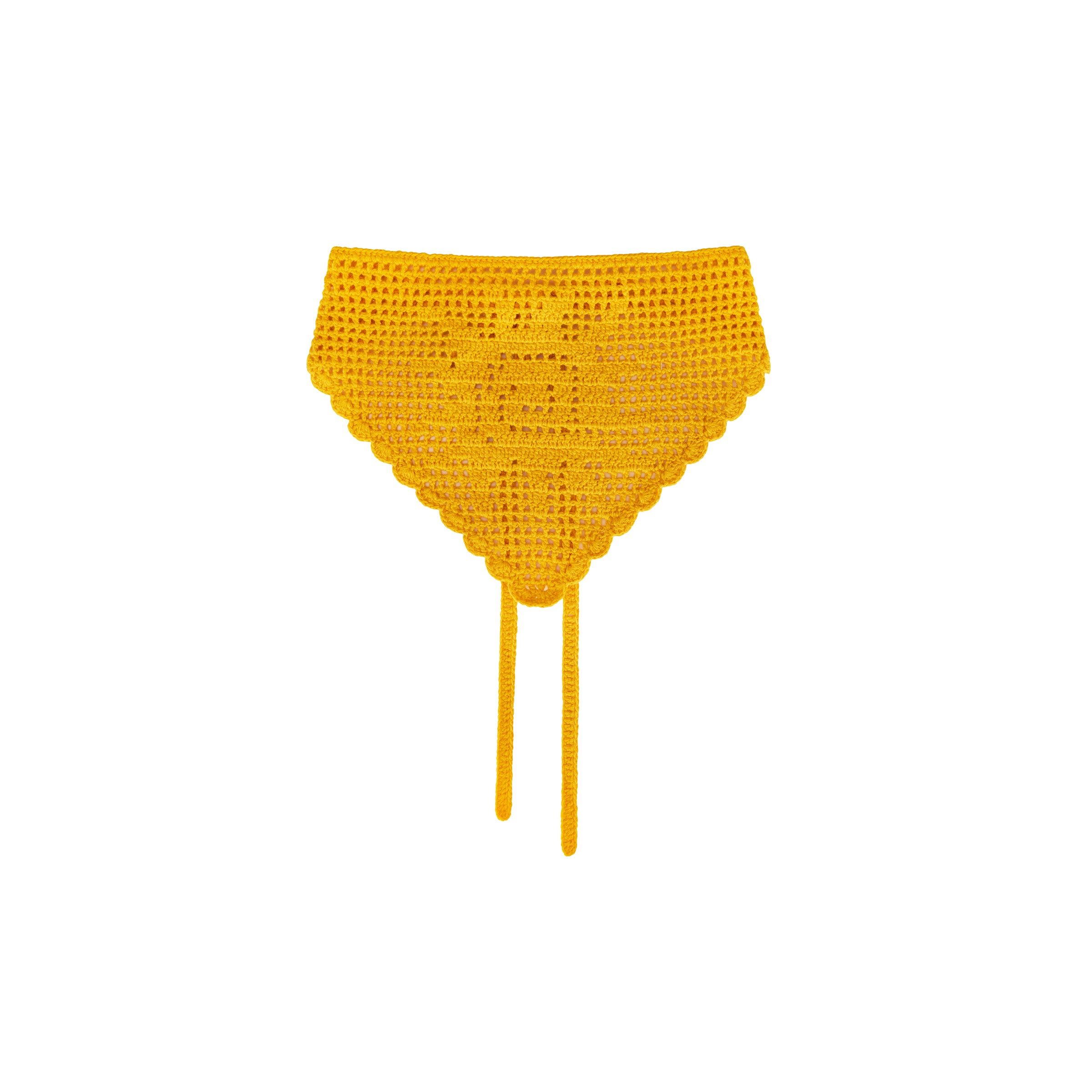 Sunkissed Cotton Triangle Bandana (Yellow) | Lack of Color [US]