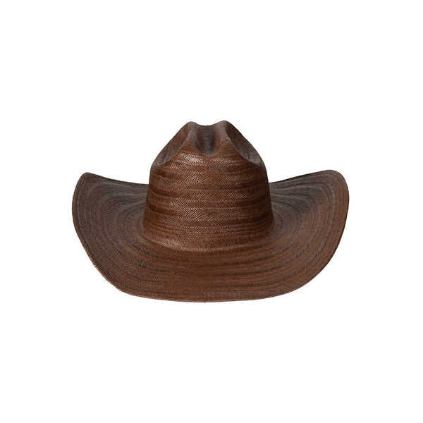 Wesley Cowboy - Straw Cowboy Hat in Brown