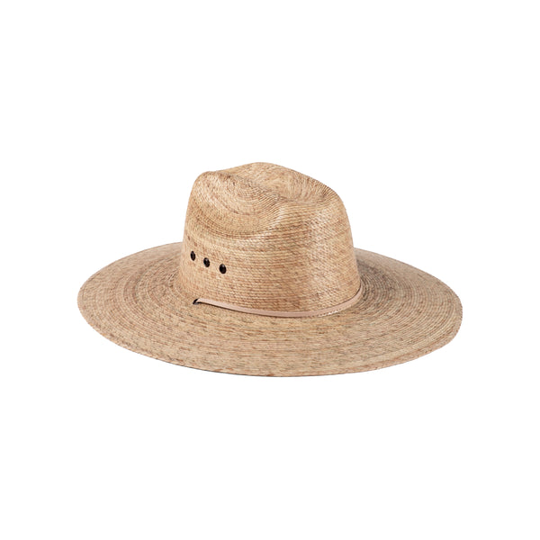 Western Palma Straw Cowboy Hat in Natural
