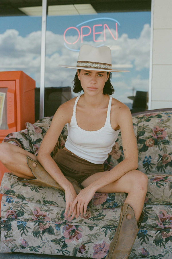 Cream Rancher - Wool Felt Fedora Hat | Lack of Color [US] display picture 1