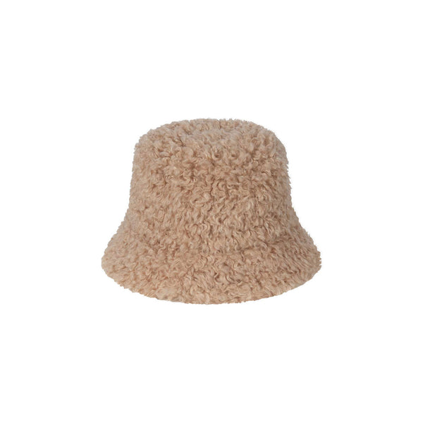 Fluffy Bucket - Cotton Bucket Hat in Cream