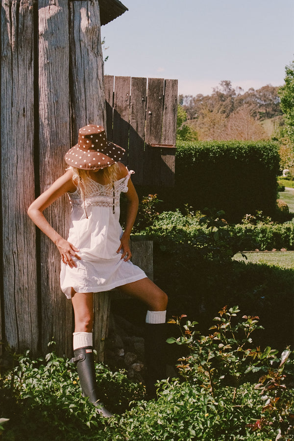 Holiday Bucket - Polka Dot Coco