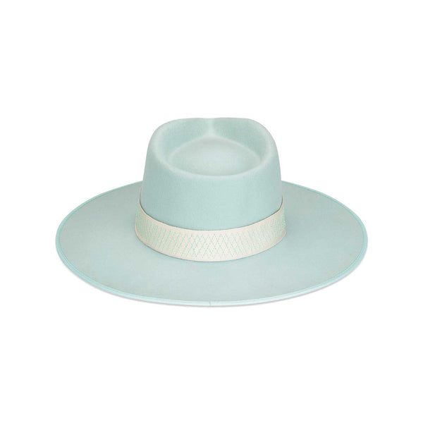 Mint Rancher - Wool Felt Rancher Hat in Blue