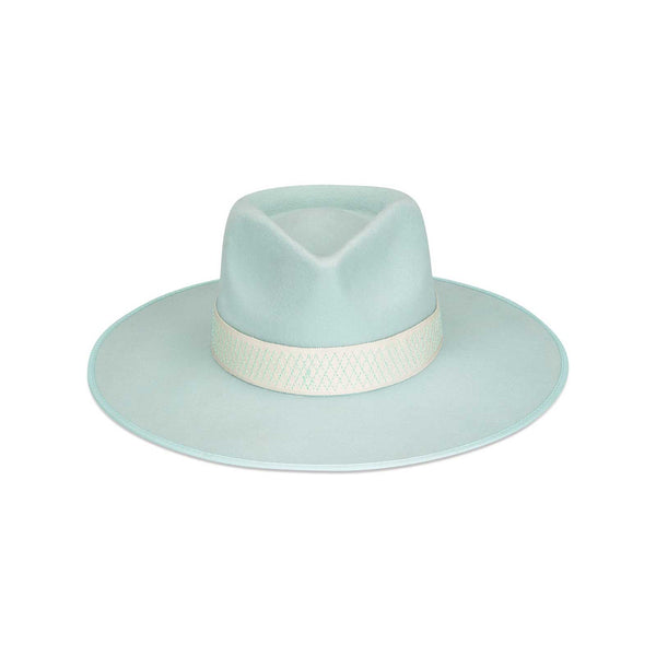 Mint Rancher - Wool Felt Rancher Hat in Blue
