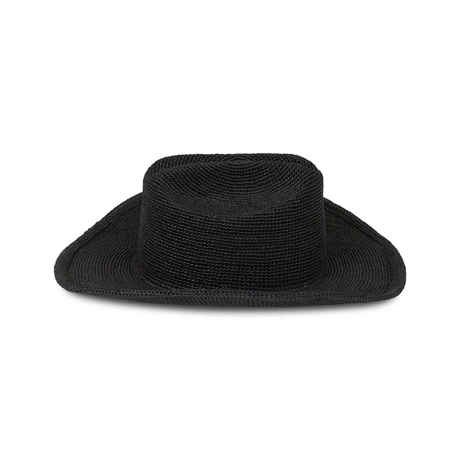 Raffia Cowboy Hat (Black) | Lack of Color [US]