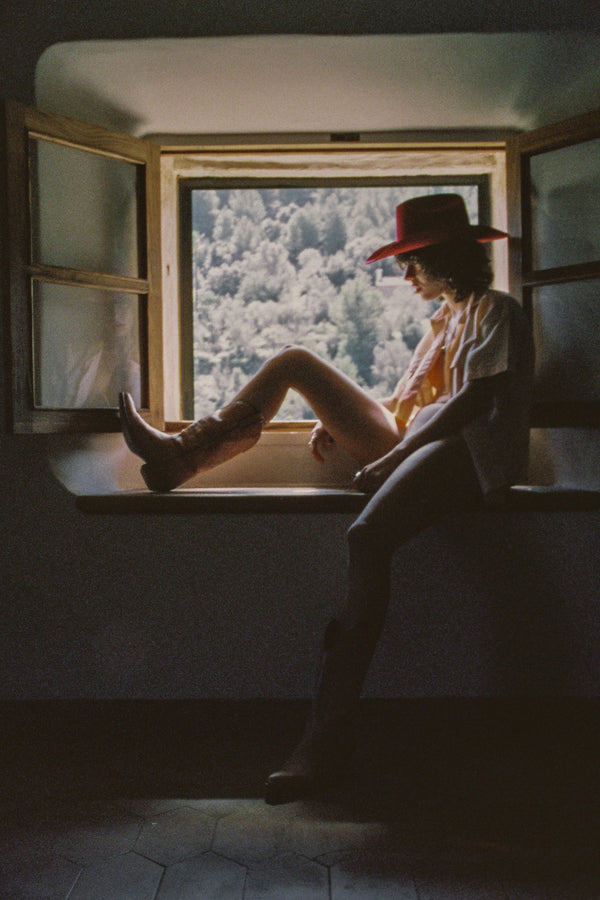 The Ridge Special - Wool Felt Cowboy Hat in Red