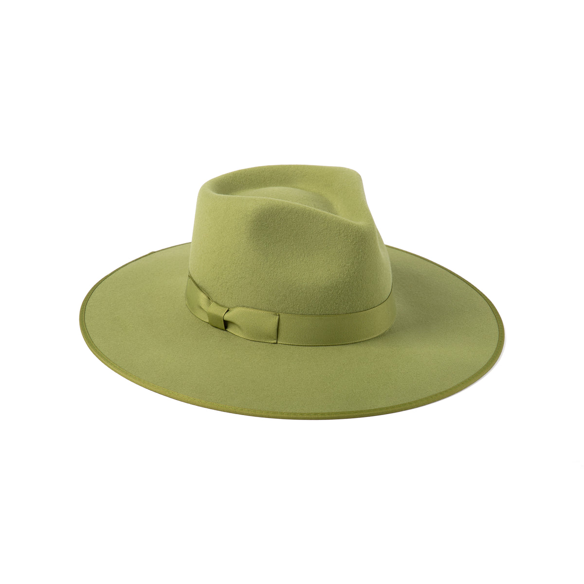Cactus Rancher Wool Felt Fedora Hat (Green) | Lack of Color [US]