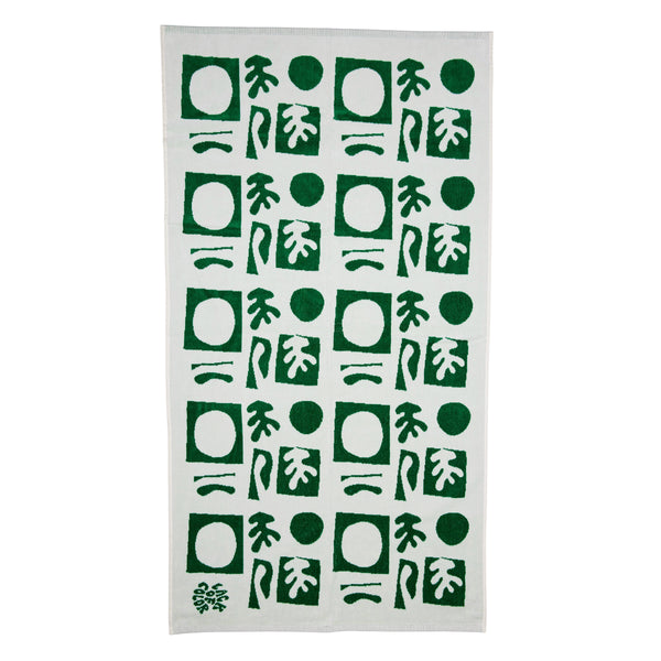 Formes Beach Towel Cotton in Green