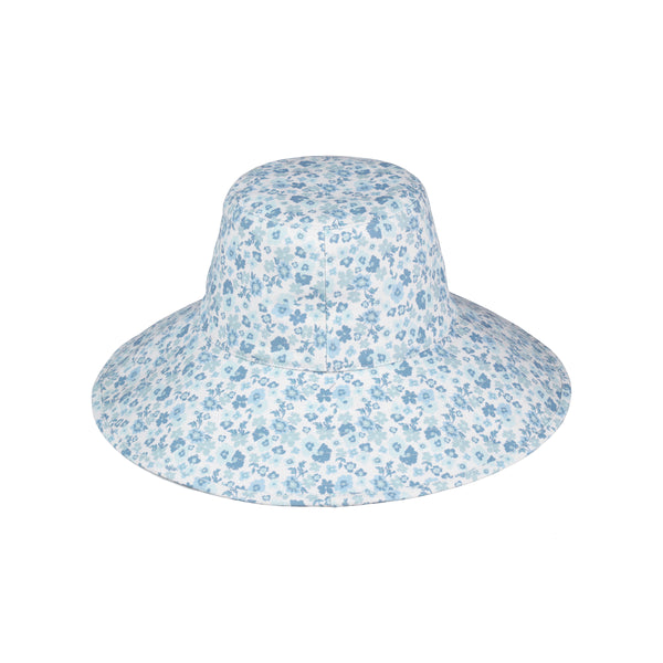 Holiday Bucket - Cotton Bucket Hat in Blue