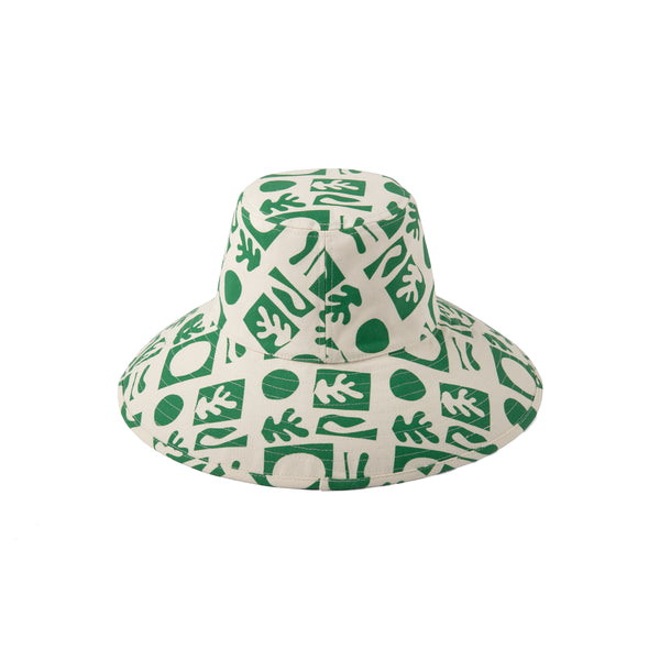Holiday Bucket - Cotton Bucket Hat in Green