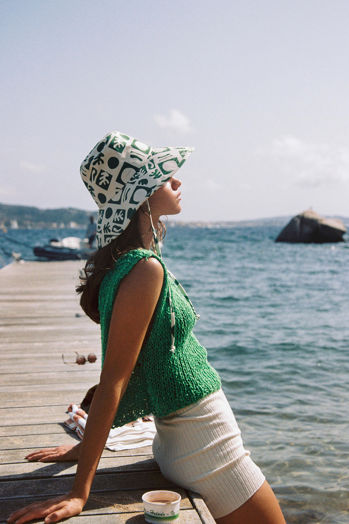 Holiday Bucket - Cotton Bucket Hat in Green | Lack of Color US