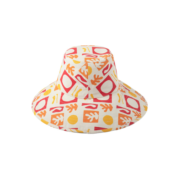 Holiday Bucket - Cotton Bucket Hat in Yellow