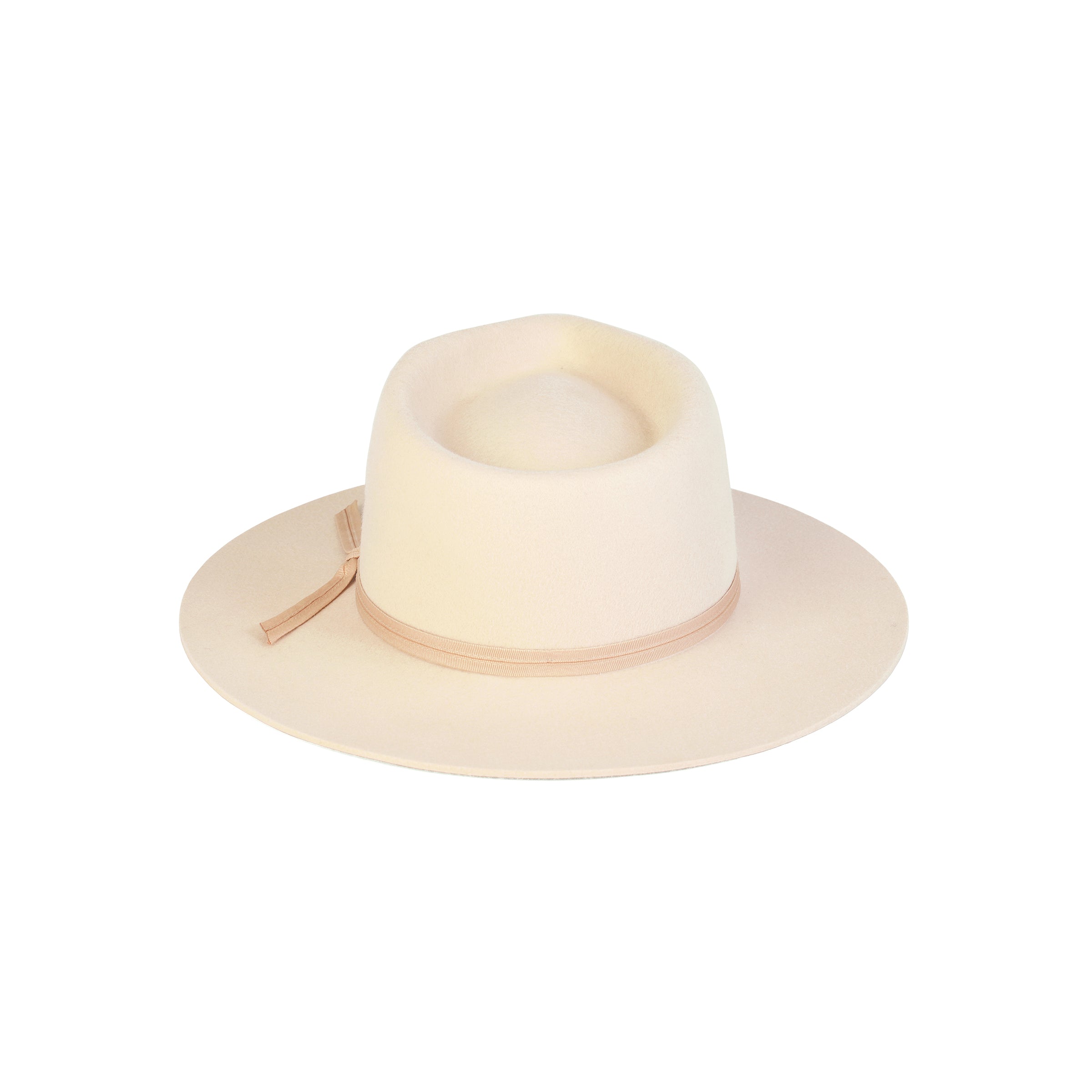 Ivory Zulu - Wool Felt Fedora Hat in White | Lack of Color US