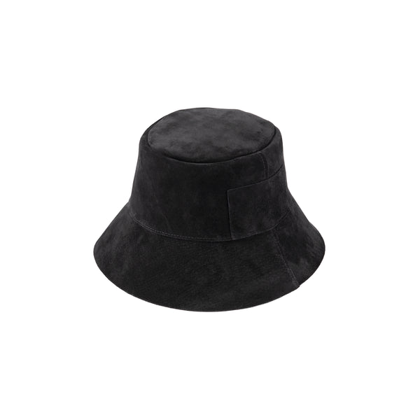 Lack of color - suede black 57CM (M) Lack of color, medium 57cm black 100% Australian wool hat main image 4