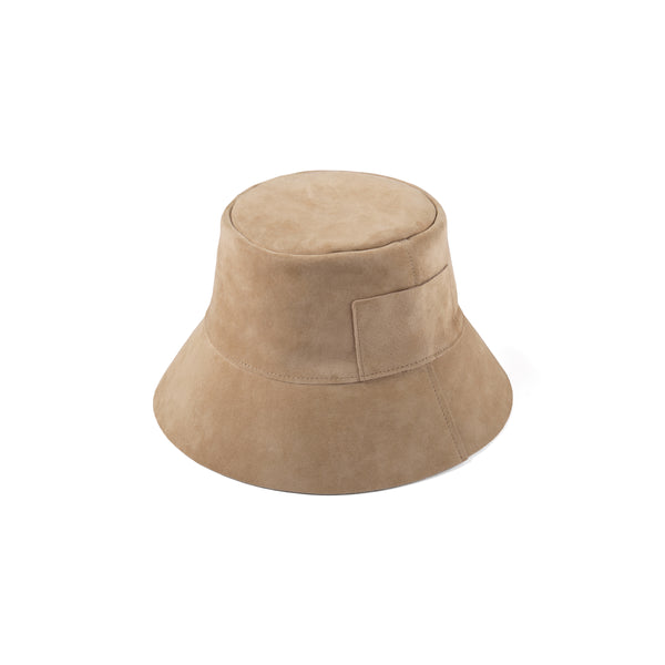 On The Rocks - Suede Bucket Hat (Stone) | Lack of Color [US] display picture 2