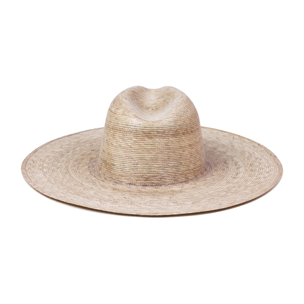 Palma Wide Fedora - Straw Fedora Hat in Natural