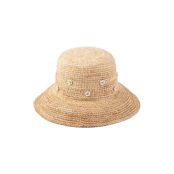 Daisy Cruiser - Straw Boater Hat in Natural