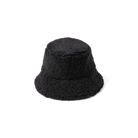 Teddy Bucket - Teddy Bucket Hat in Black | Lack of Color US
