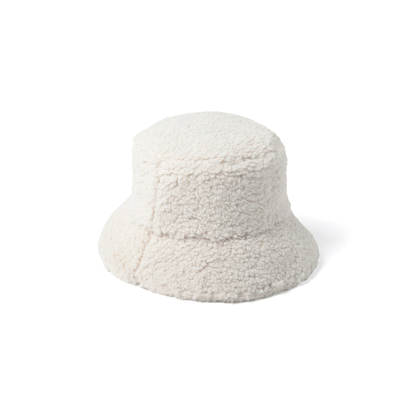 Teddy Bucket - Teddy Bucket Hat in White