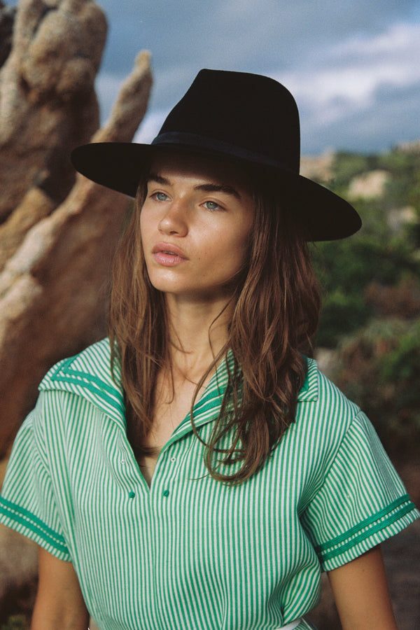 The Grove - Wool Felt Hat (Black) | Lack of Color [UK] display picture 3