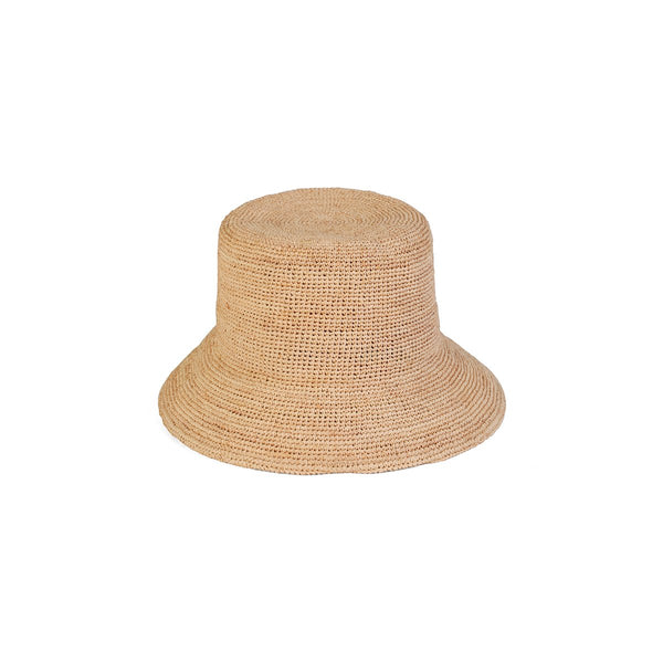 The Inca Bucket - Straw Bucket Hat in Natural