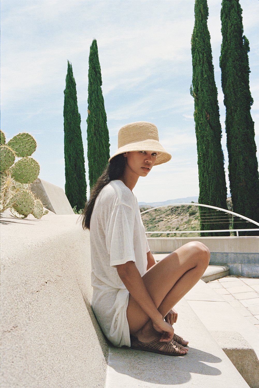 The Inca Bucket - Straw Bucket Hat in Natural | Lack of Color US