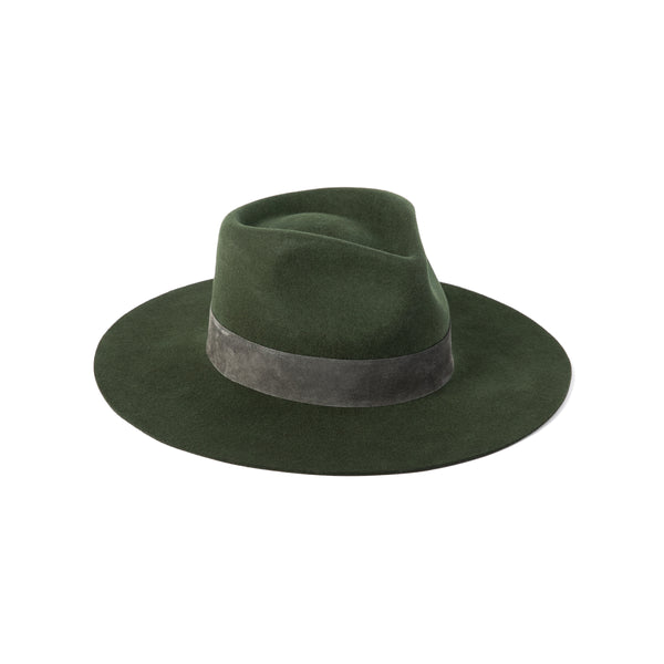 The Mirage Wool Fedora in Green