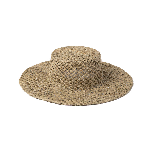 The Sunnydip - Straw Boater Hat in Natural