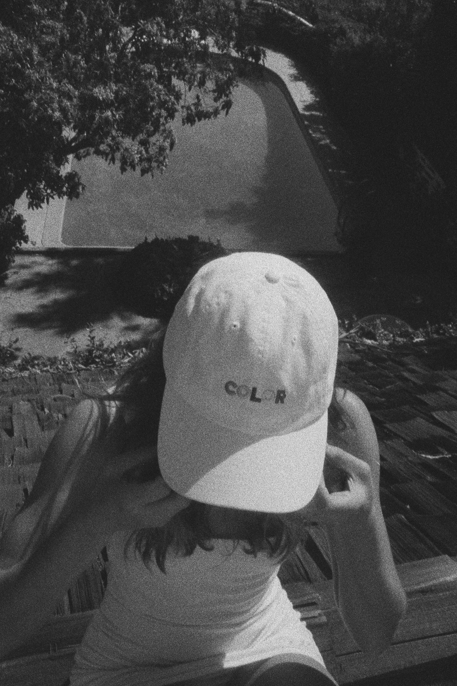 White cotton cap clearance