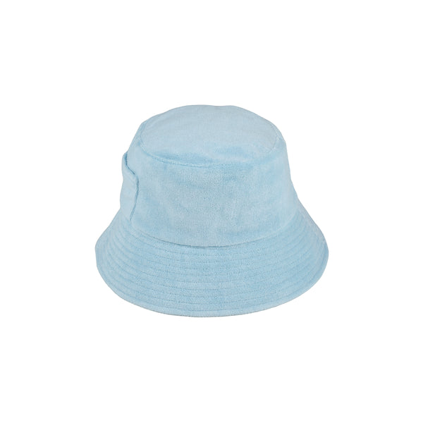 Wave Bucket Cotton Bucket Hat in Blue