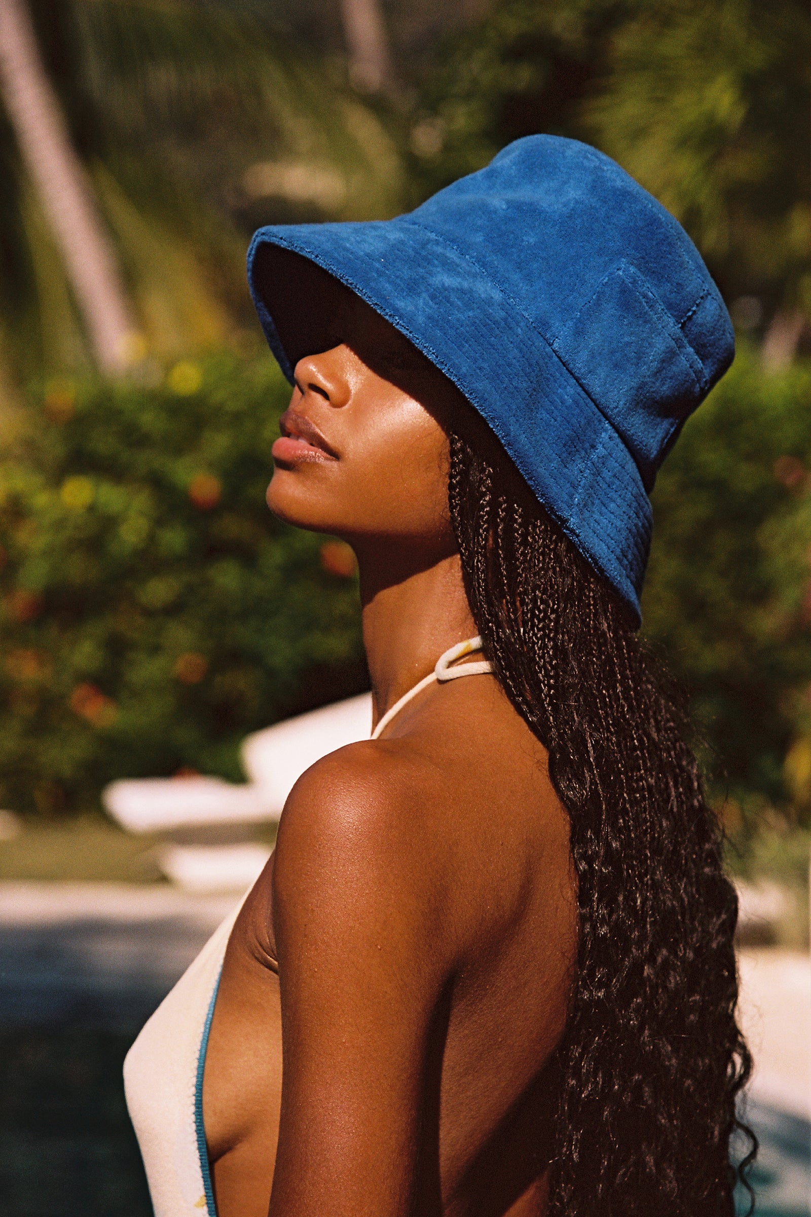 Wave Bucket - Cotton Bucket Hat in Blue | Lack of Color US