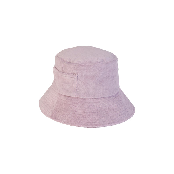 Wave Bucket - Cotton Bucket Hat in Pink