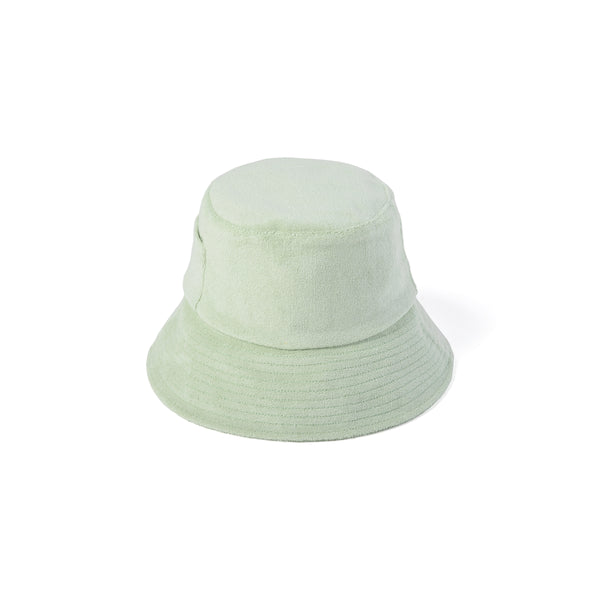 Wave Bucket Cotton Bucket Hat in Green