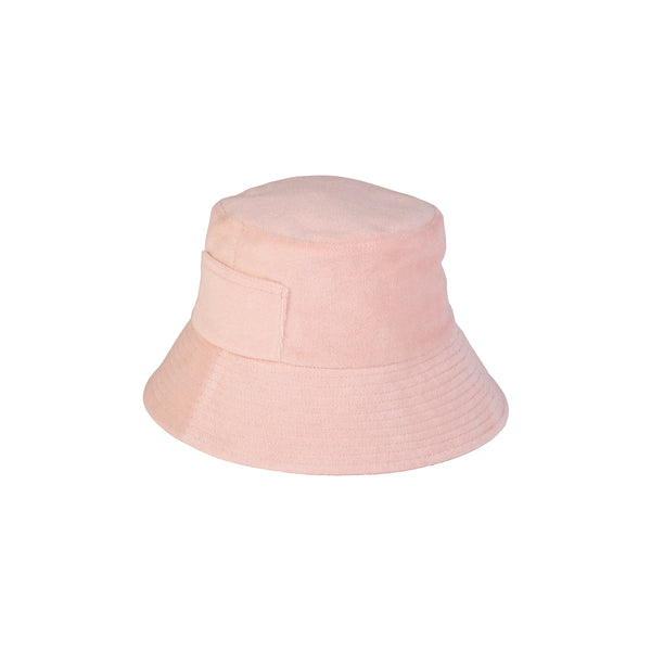 Lack of Color Wave Bucket Hat Baby Pink Terry