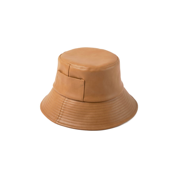 Wave Bucket - Bucket Hat in Brown