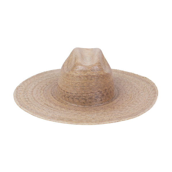 Western Wide Palma - Straw Cowboy Hat in Natural