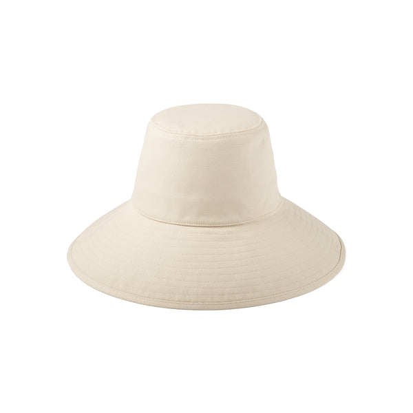 Holiday Bucket Cotton Bucket Hat in Beige