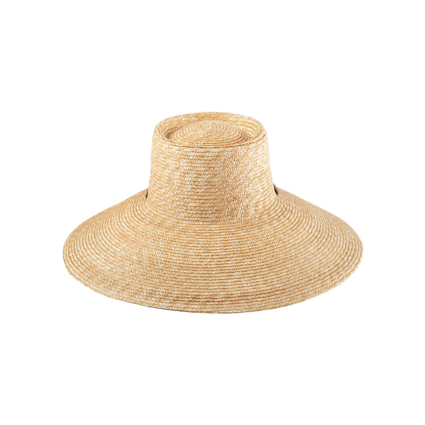 Paloma Sun Hat Straw Boater Hat in Natural