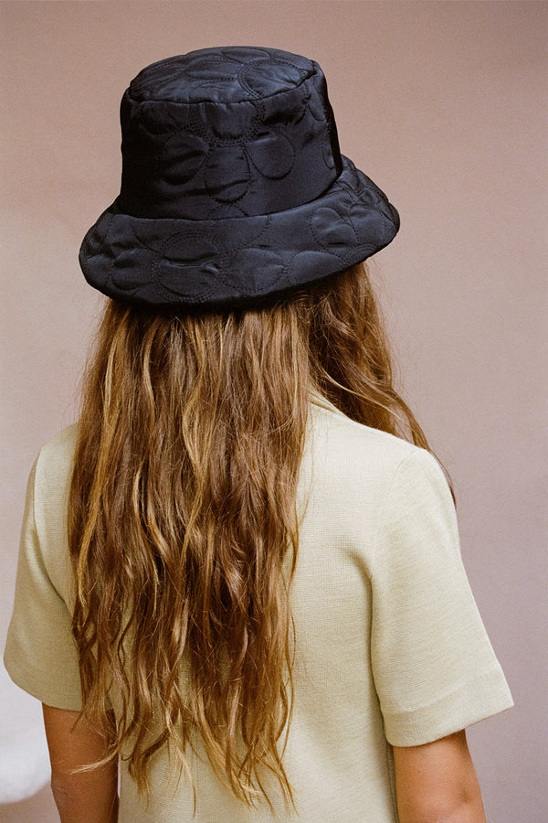Puffer Bucket Hat (Black) | Lack of Color [US]