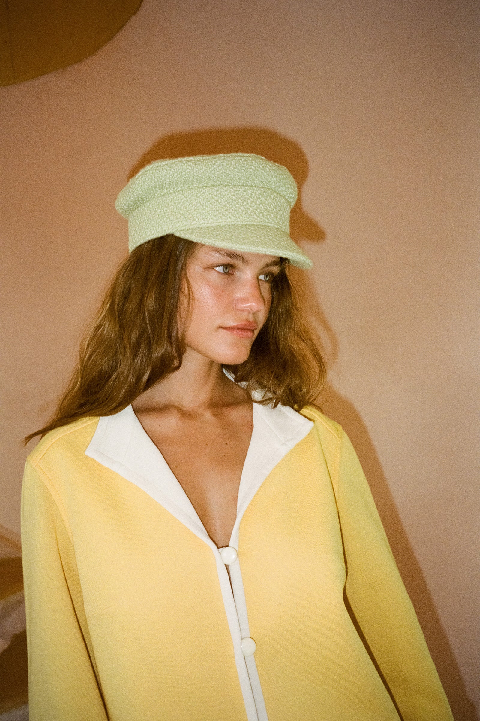 Riviera Cap - Boucle Cap in Green | Lack of Color US