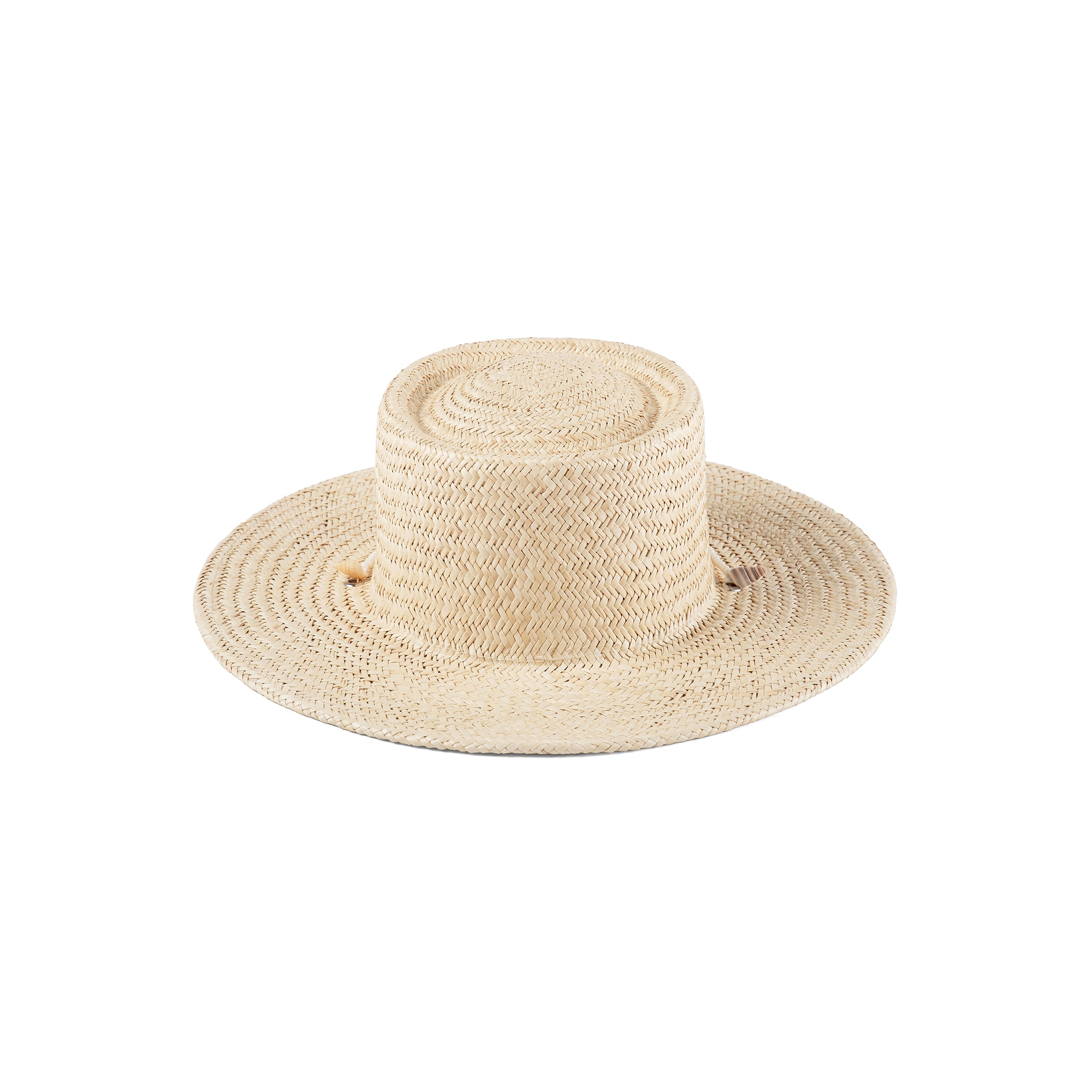 Seashells Boater - Straw Boater Hat in Natural | Lack of Color US
