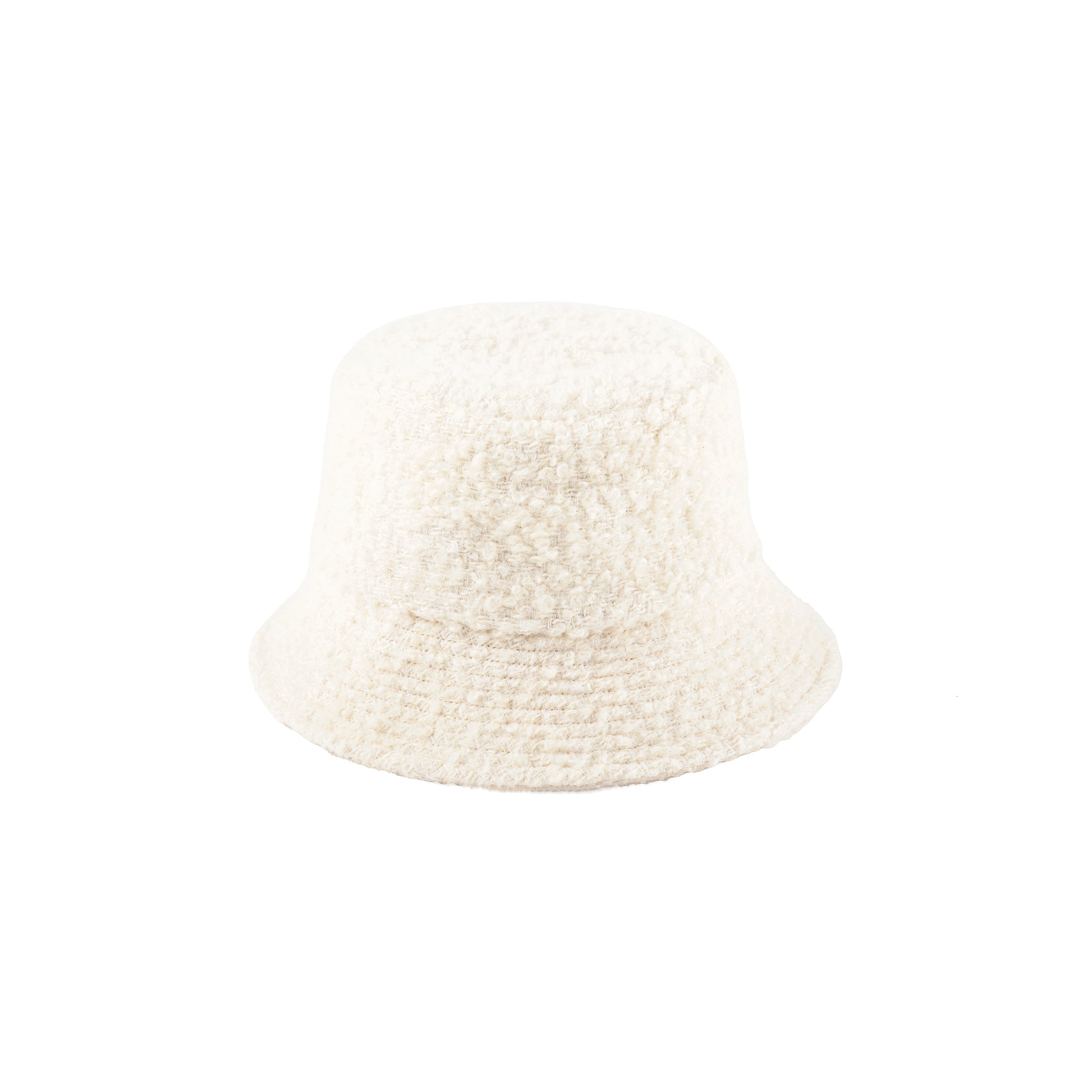 chanel white bucket hat