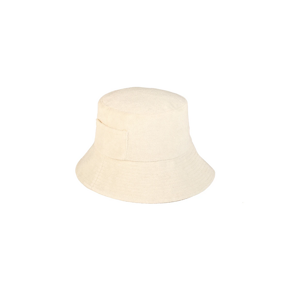 Lack of Color Wave Bucket Hat Terry バケット Kids Wave Bucket - Cotton Bucket Hat in Beige | Lack of